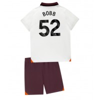 Manchester City Oscar Bobb #52 Replica Away Minikit 2023-24 Short Sleeve (+ pants)